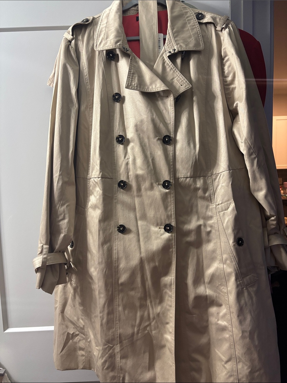 NWT Torrid Womenβs Double-Breasted Trench Coat.
